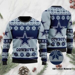 Dallas Cowboys Wool Christmas For Fans Ugly Christmas Sweater