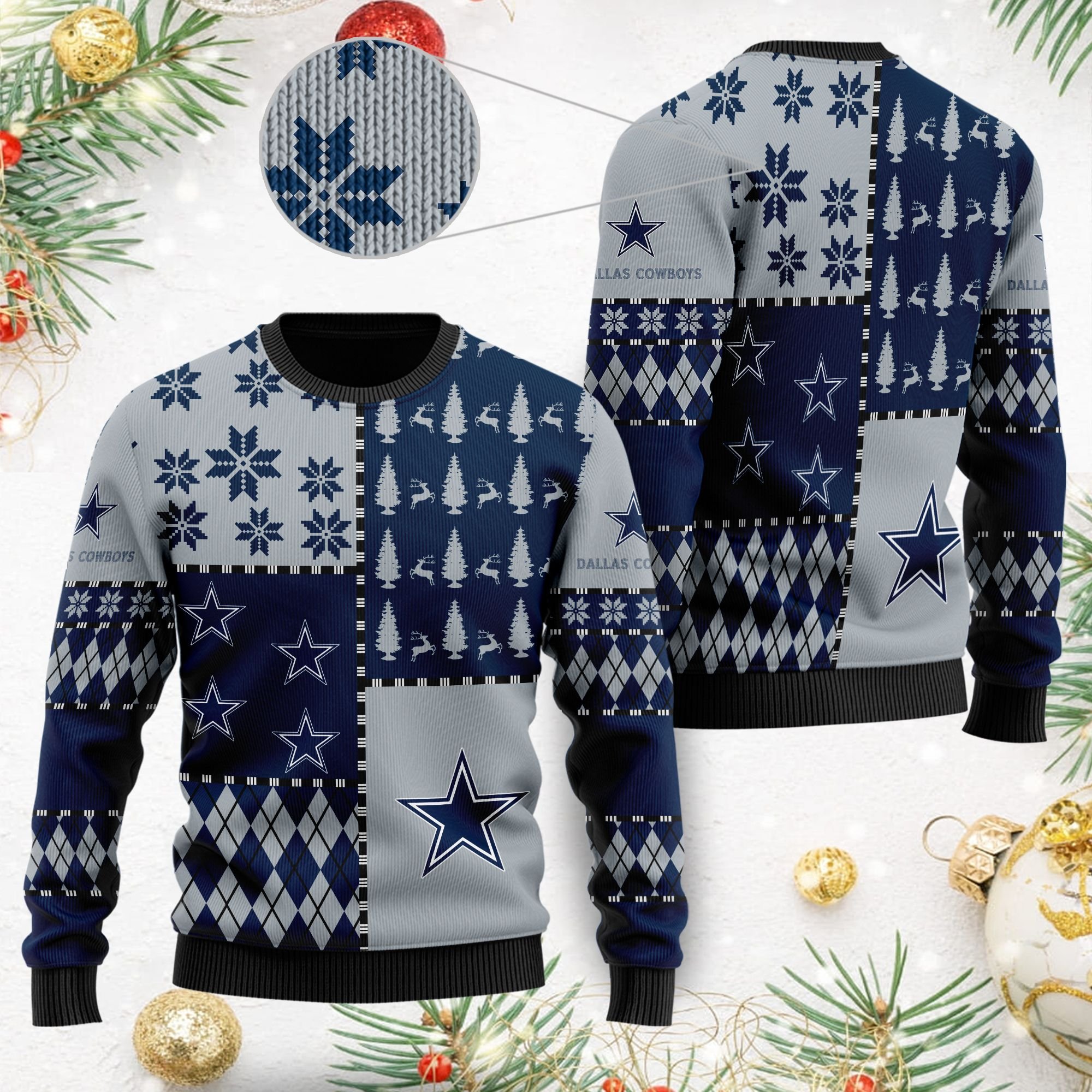 Dallas Cowboyss Full Size For Sale Best Christmas Gift For Cowboys Fans Ugly Christmas Sweater Dallas Cowboyss Full Size For Sale Best Christmas Gift For Cowboys Fans Ugly Christmas Sweater