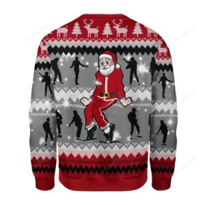 Dancing Michael Jackson Santa Ugly Christmas Sweater