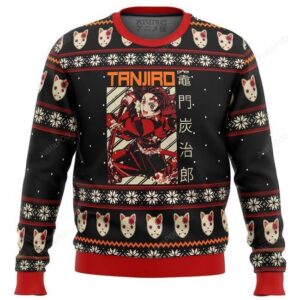 Demon Slayer Tanjiro Ugly Christmas Sweater