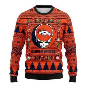 Denver Brocos Grateful Dead For Unisex Ugly Christmas Sweater