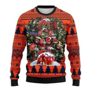Denver Brocos Ugly Christmas Sweater