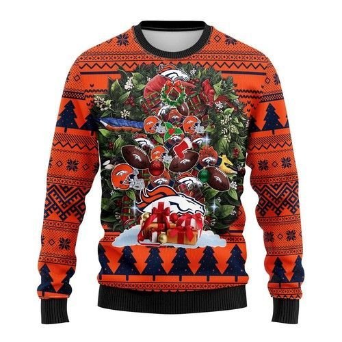 Denver Brocos Ugly Christmas Sweater Denver Brocos Ugly Christmas Sweater