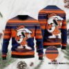 Denver Broncos D Full Printed Sweater Shirt For Football Fan NFL Jersey Ugly Christmas Sweater