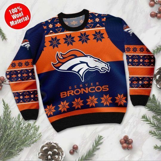 Denver Broncos Ugly Christmas Sweater Denver Broncos Ugly Christmas Sweater