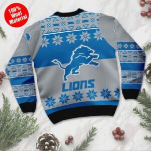 Detroit Lions Christmas For Fans Ugly Christmas Sweater
