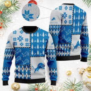Detroit Lions Ugly Christmas Sweaters Best Christmas Gift For Lions Fans