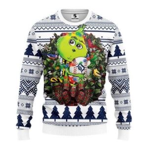 Detroit Tigers Grinch Hug Christmas For Fans Ugly Christmas Sweater