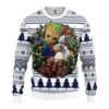 Detroit Tigers Groot Hug For Unisex Ugly Christmas Sweater