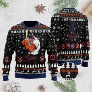 Detroit Tigers Ugly Christmas Sweater