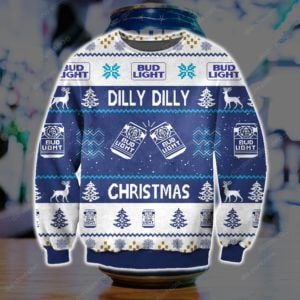 Dilly Dilly Bud Light Knitting Ugly Christmas Sweater
