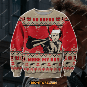 Dirty Harry Knitting Pattern For Unisex Ugly Christmas Sweater