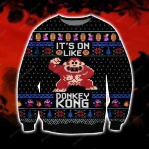 Donkey Kong Ugly Christmas Sweater Donkey Kong Ugly Christmas Sweater