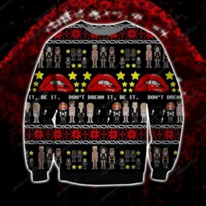 Dont Dream It Be It Knitting Pattern 3D Print Ugly Christmas Sweater Hoodie All Over Printed CINT1065For Unisex Ugly Christmas Sweater