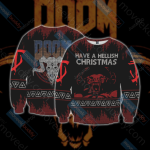 Doom 3D Ugly Sweater