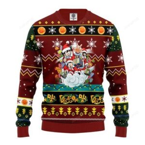 Dragon Ball Christmas For Anime Lovers Ugly Christmas Sweater
