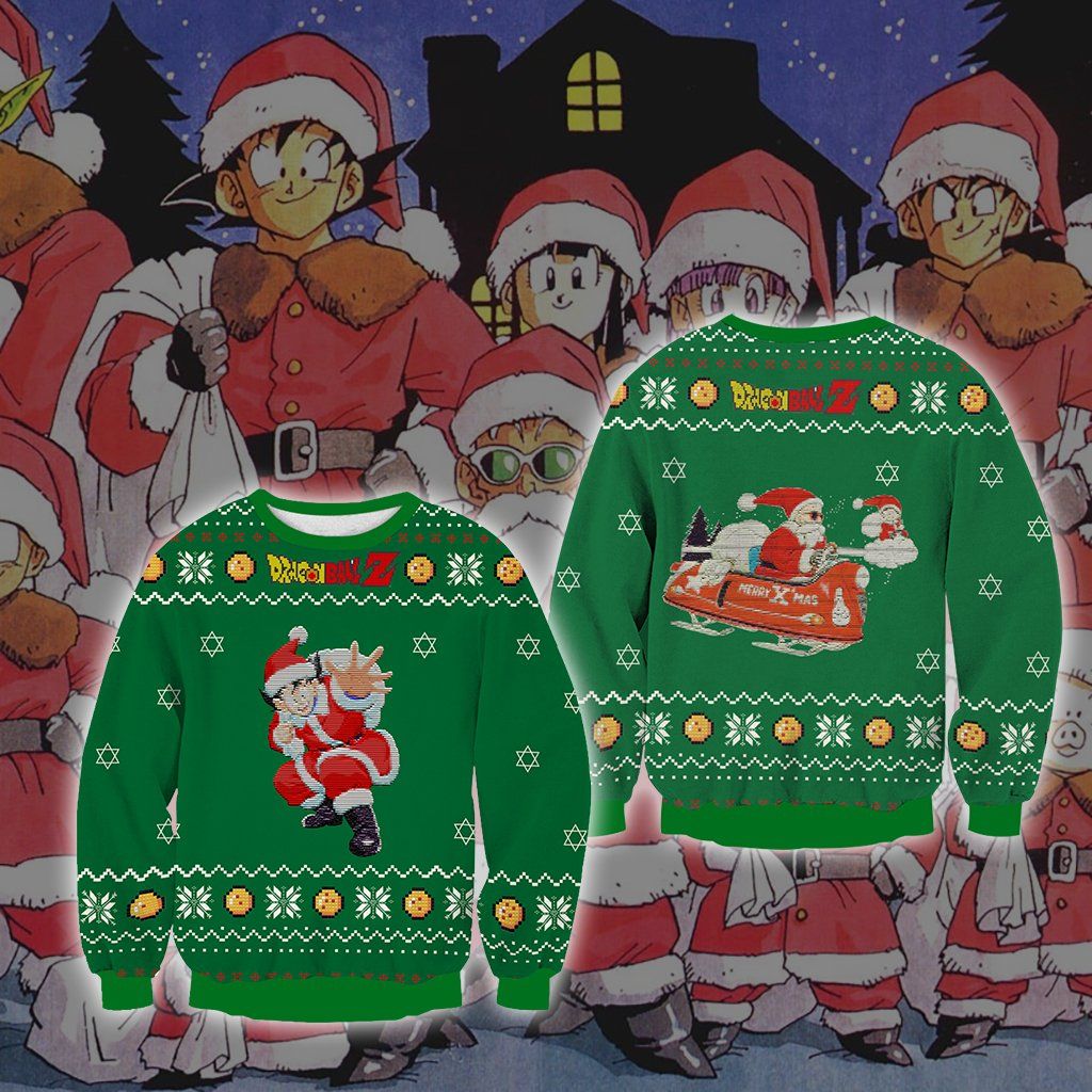 Dragon Ball Goku For Unisex Ugly Christmas Sweater Dragon Ball Goku For Unisex Ugly Christmas Sweater