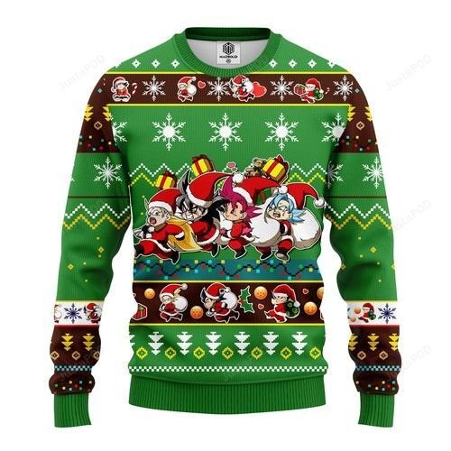 Dragon Ball Kid Ugly Christmas Sweater Dragon Ball Kid Ugly Christmas Sweater