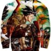 Dragon Ball Son Goku Riding Ugly Christmas Sweater