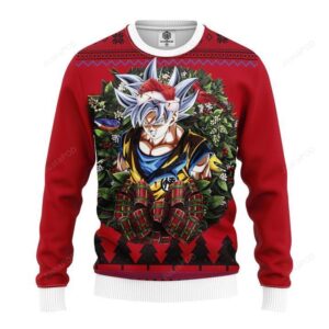 Dragon Ball Super Movie Goku Ultra Instinct Noel Mc Ugly Sweater