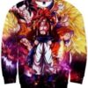 Dragon Ball Super Saiyan Goku Ugly Christmas Sweater