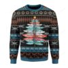 Dragonfly Christmas Tree Ugly Christmas Sweater