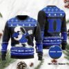 Duke Blue Devils Snoopy Dabbing Ugly Christmas Sweater