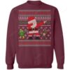 Elf Reindeer Dabbing Santa Ugly Christmas Sweater