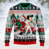 Elvis Presley With Santa Ugly Christmas Sweater