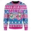 Fa La La La Mingo Santa For Unisex Ugly Christmas Sweater