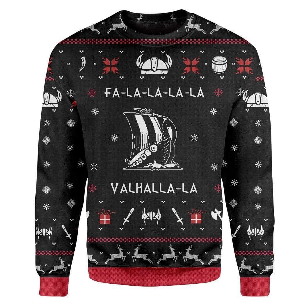 Fa-La-La-La-La Valhalla-La Christmas For Unisex Ugly Christmas Sweater Fa-La-La-La-La Valhalla-La Christmas For Unisex Ugly Christmas Sweater