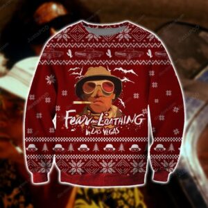 Fear And Loathing In Las Vegas Knitting Pattern For Unisex Ugly Christmas Sweater