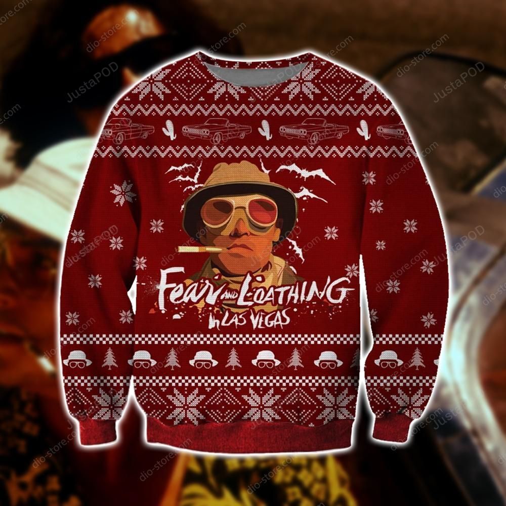 Fear And Loathing In Las Vegas Knitting Pattern For Unisex Ugly Christmas Sweater Fear And Loathing In Las Vegas Knitting Pattern For Unisex Ugly Christmas Sweater