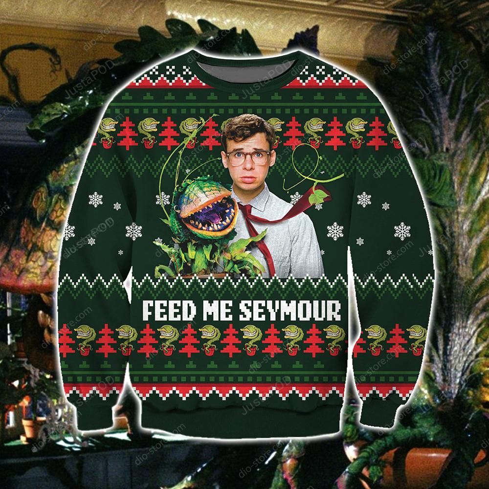 Feed Me Seymour Knitting Pattern Ugly Christmas Sweater Feed Me Seymour Knitting Pattern Ugly Christmas Sweater