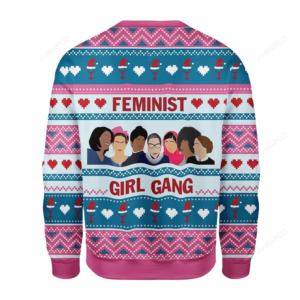 Feminist Girl Gang Ugly Christmas Sweater