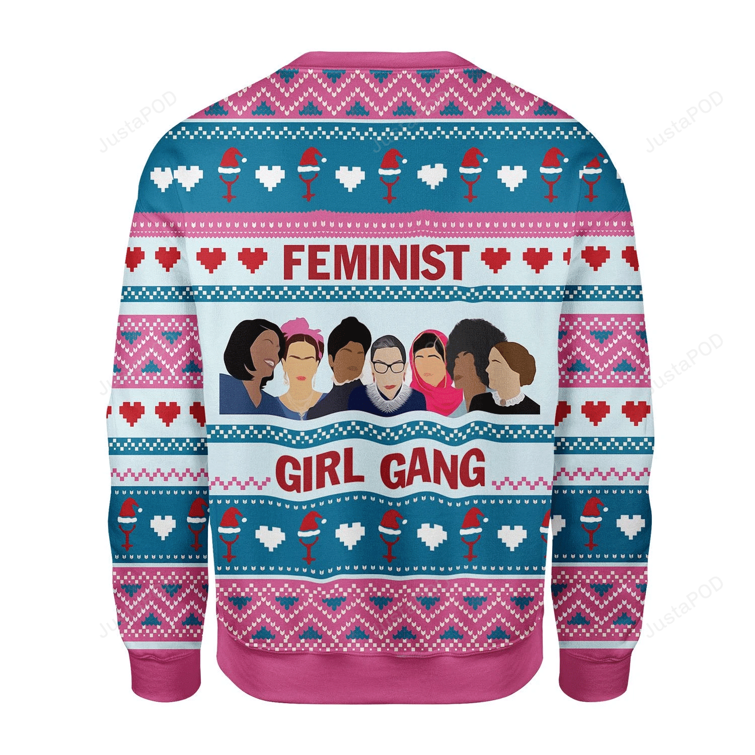 Feminist Girl Gang Ugly Christmas Sweater Feminist Girl Gang Ugly Christmas Sweater