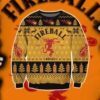 Fireball Cinnamon Whisky Knitting Ugly Christmas Sweater