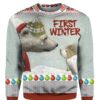 First Winter Polar Bears Ugly Christmas Sweater