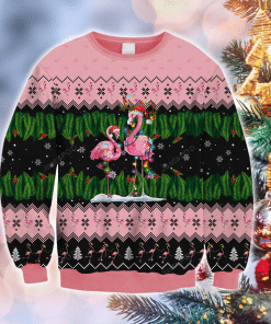 Flamingo Ugly Christmas Sweater Flamingo Ugly Christmas Sweater