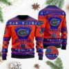 Florida Gators Football Team Logo Custom Name Personalized Ugly Christmas Sweater
