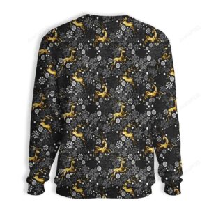 Flower Skull Ugly Christmas Sweater
