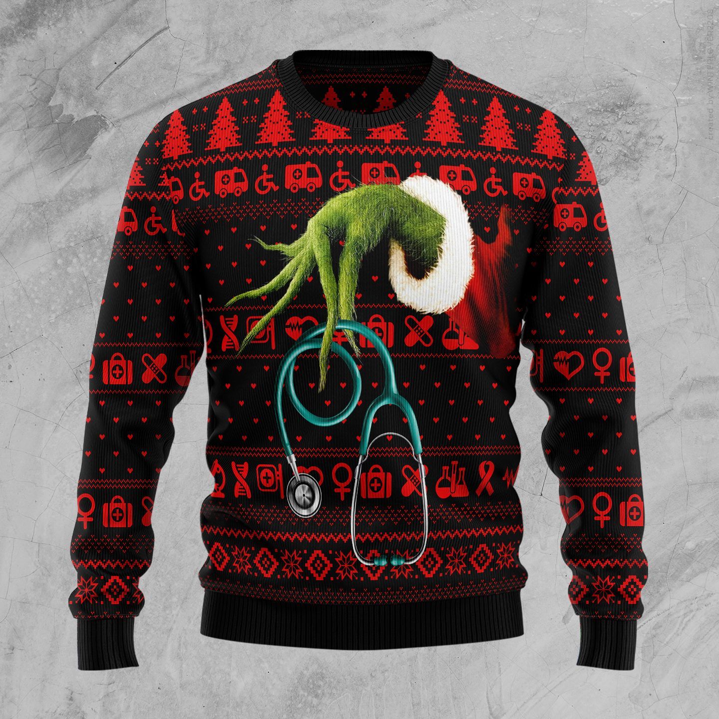 For Nurse How Grinch Stole The Christmas For Unisex Ugly Christmas Sweater For Nurse How Grinch Stole The Christmas For Unisex Ugly Christmas Sweater