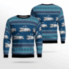 Fort Worth Fire Department Texas Fire Truck Ugly Christmas Sweater