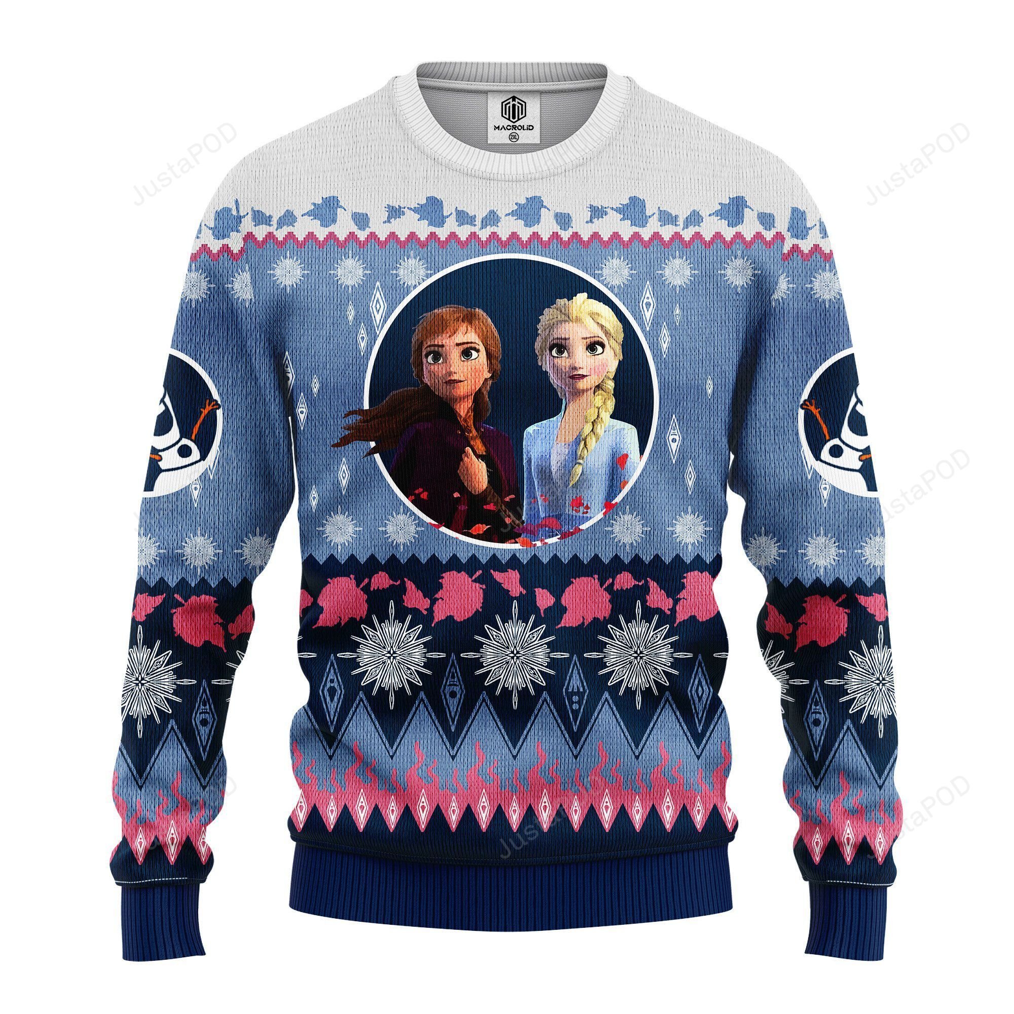 Frozen Elsa Anna Christmas Sweater Frozen Elsa Anna Christmas Sweater