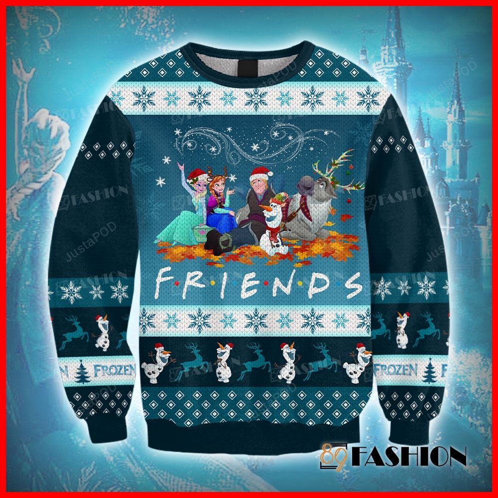 Frozen Friends Ugly Christmas Sweater Frozen Friends Ugly Christmas Sweater