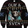 Frozen Olaf Sven Ugly Christmas Sweater