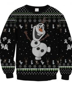 Frozen Queen Olaf Sven Ugly Christmas Sweater