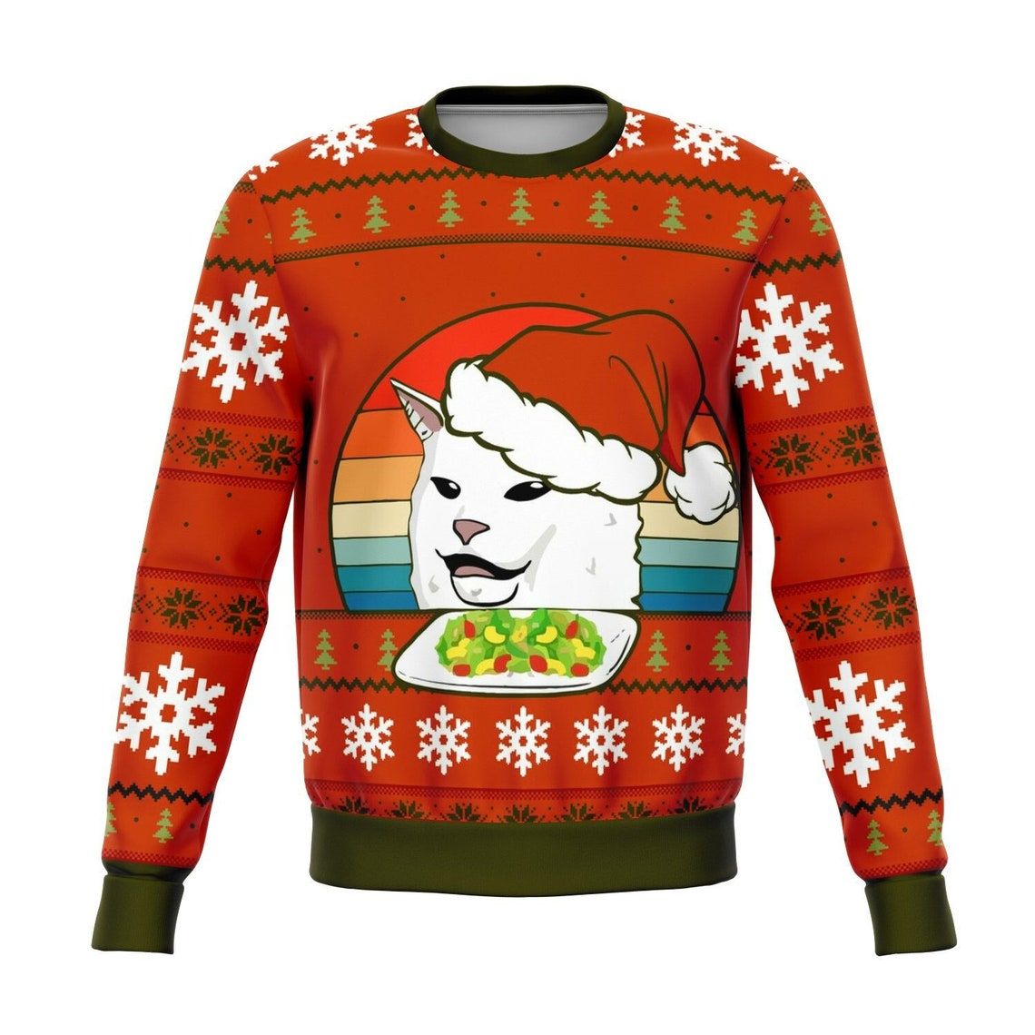Funny Cat Meme Ugly Christmas Sweater Funny Cat Meme Ugly Christmas Sweater