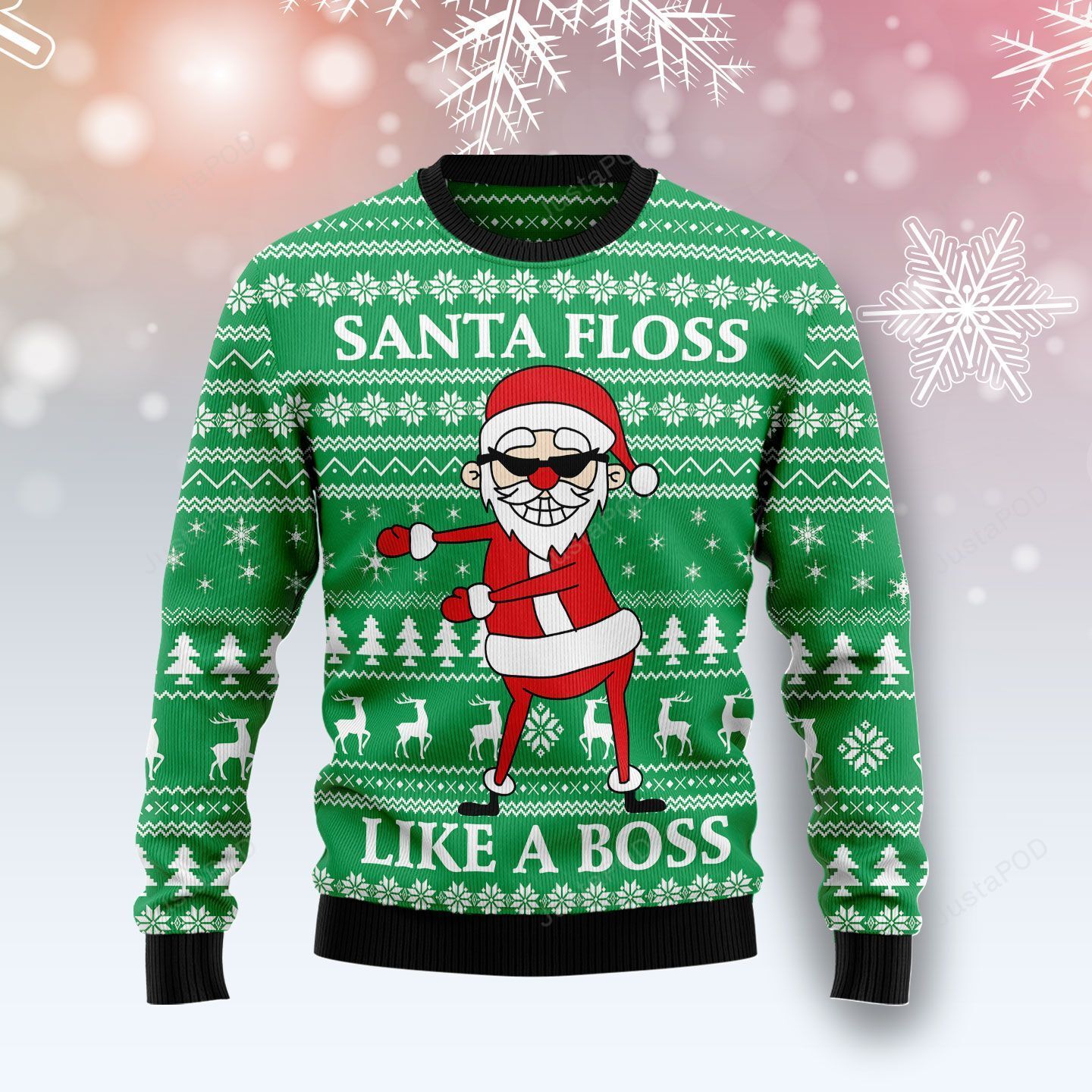 Funny Santa Claus Ugly Christmas Sweater Funny Santa Claus Ugly Christmas Sweater