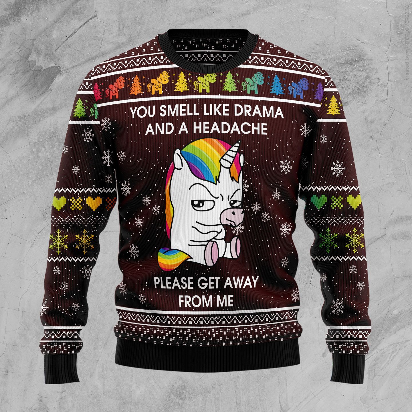 Funny Unicorn Ugly Christmas Sweater Funny Unicorn Ugly Christmas Sweater